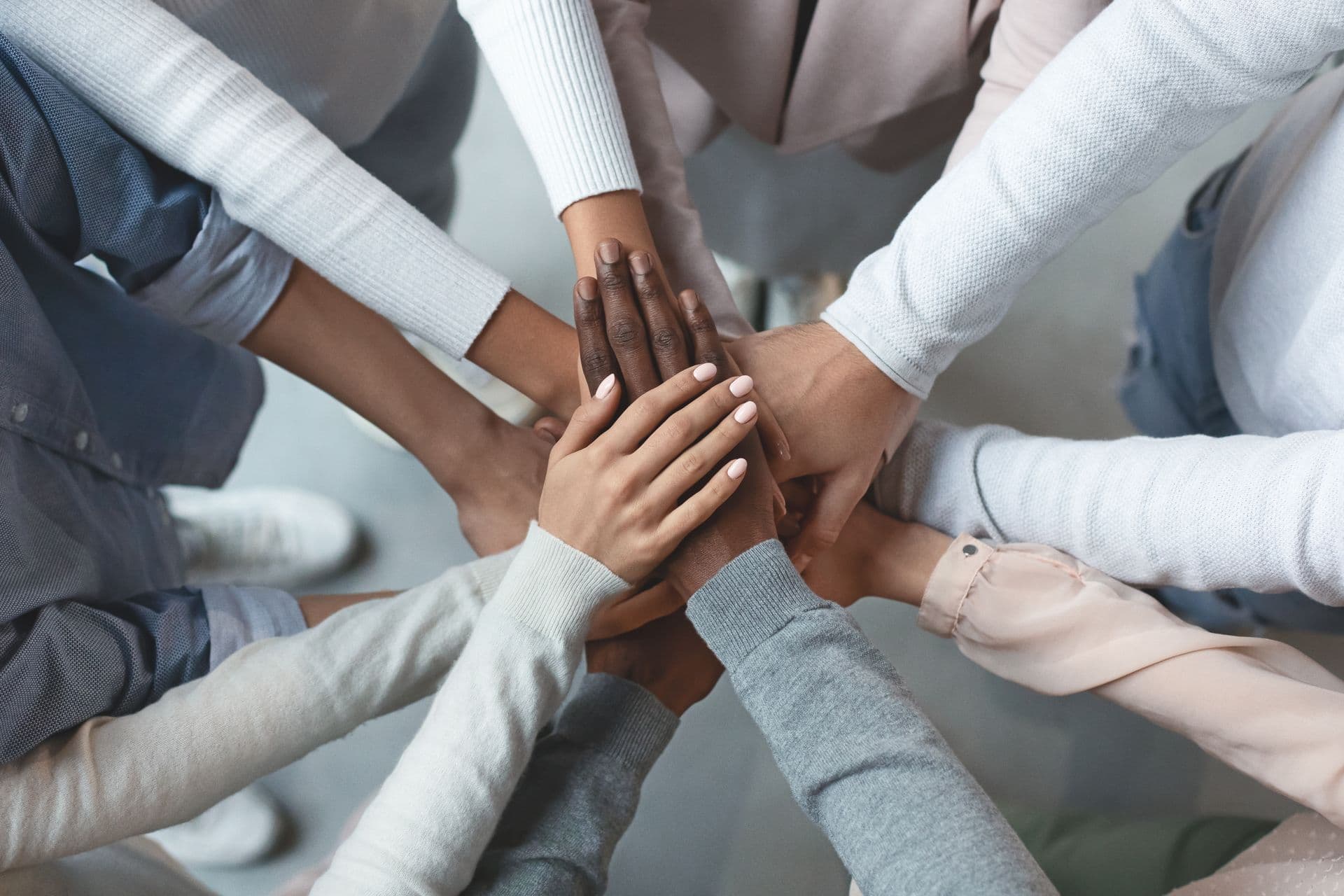Hands in together